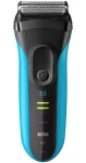 Braun Series 3 3040s modrá / Holiaci strojček / planžetový / 3 planžety / aku / 45 min (8700216735865)