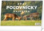 NOTIQUE Poľovnícky 2027 / Stolný kalendár / 23,1 × 14,5 cm / slovenské sviatky