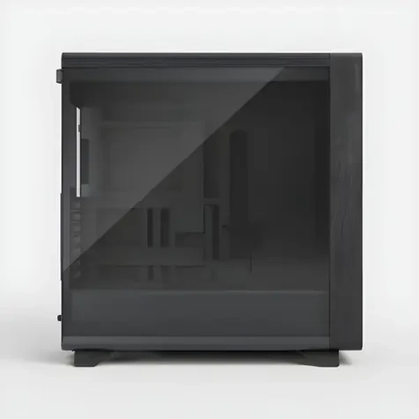 Fractal Design Summit Blackout TG Light Tint čierna/drevo / E-ATX / 1x USB-C + 2x USB 3.0 / bez zdroja / p. bočnice (FD-C-SUM1A-05)