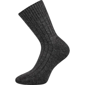 VOXX Ponožky zimní vlněné WILLIE antracitové melé 43-46 116932