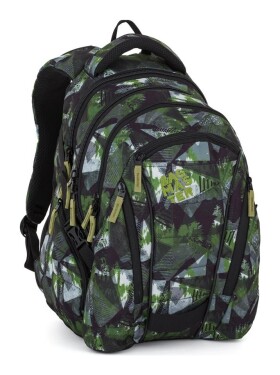 Študentský batoh Bagmaster BAG 26 A Green-grey
