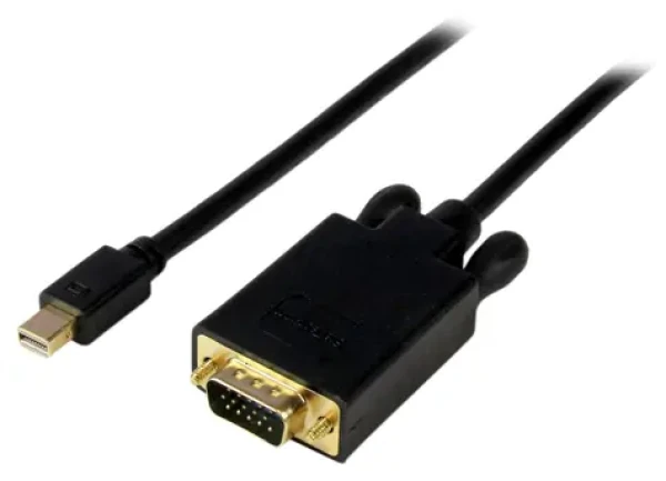 StarTech Mini DisplayPort na VGA kábel čierna / Kábel / 1920 x 1200 px / 1,83 m (MDP2VGAMM6B)