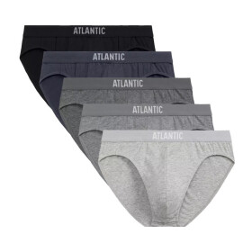 Pánske slipy 5 pack 094 mix - Atlantic vícebarevná XXL
