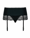 Podväzkový pás garter belt Obsessive černá