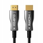 Claroc Kábel optický HDMI 2.0 (M) - HDMI 2.0 (M) 75m čierna / AOC / 4K @ 60 Hz (5907772507599)