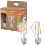 OSRAM HOMELIGHTING 4099854253706 LED En.trieda 2021 A (A - G) E27 klasická žiarovka 7.2 W = 100 W teplá biela (Ø x v) 60 mm x 60 mm 2 ks; 4099854253706