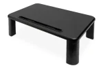 Digitus MLS čierna / Stojan pod monitor / do 32 "/ výškovo nastaviteľný / nosnosť 10 kg / drevo (DA-90458)