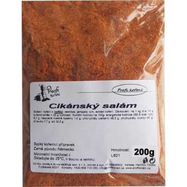 Cigánský salám (200 g) korenie - Koření - Koření