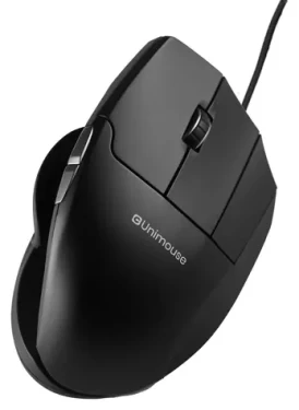 Contour UniMouse čierna matná / Ergonomická myš / USB / pre pravákov (CDUMBK21001)