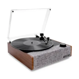 Victrola VTA-74-WLN-INT Eastwood II hnedá / Gramofón / 3 rýchlostné / BT / RCA (5060647651084)