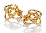 Hot Diamonds Pozlátené náušnice s diamantom Golden Edit Hope DE843