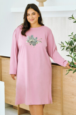 3472 NOČNÁ KOŠEĽA PATRICIA 2XL-3XL červenat se 3xl