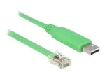 DeLock 62960 zelená / Adaptér / USB 2.0 Typ-A na RS-232 RJ45 / FTDI FT232RL / pre konzoly Cisco (62960)