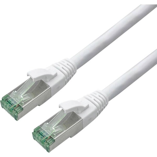 Roline recycled material 21.45.3269 RJ45 sieťové káble, prepojovacie káble CAT 6A S/FTP 20.00 m biela dvojžilový tienený, dvojžilový tienený, PVC plášť 1 ks; 21.45.3269