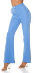 Elegant high-waisted business style flared pants XS