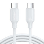 Joyroom S-CC060A9 Nabíjací kábel USB-C (M) - USB-C (M) 60w 1m biela (S-CC060A9 1m CW)