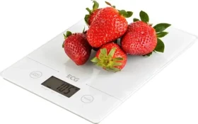 ECG KV 117 SLIM biela / kuchynská váha / max. 5 kg / TERE / tvrdené sklo / 1x lítiová batéria (341320274958)