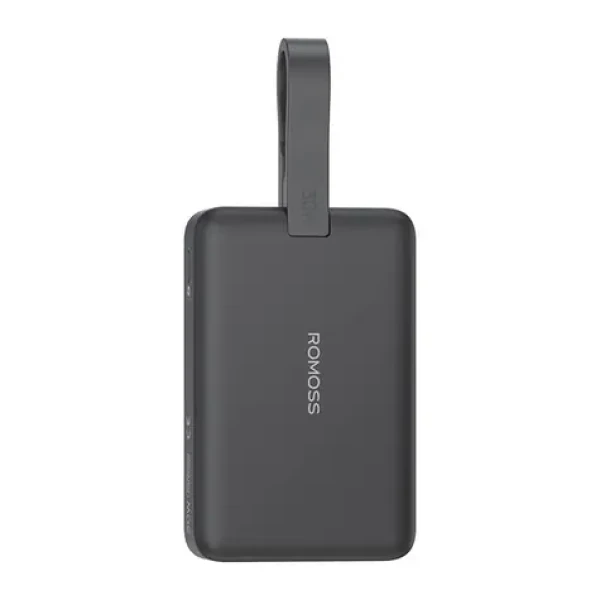 Romoss WMS10 10000mAh čierna / Powerbanka / 30W / USB-C + Lightning + kábel (WMS10-191-2133H)