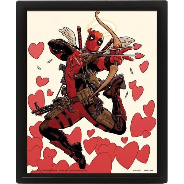 Pyramid International 3D obraz Deadpool Shooting love