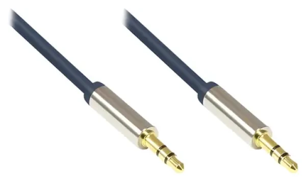 Good Connections audio kábel Jack 3.5mm modrá / Audio kábel / MM / 3 m (GC-M0042)
