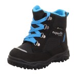 Chlapčenské zimné topánky HUSKY1 Black/Light Blue Gore-Tex, Superfit,1-006046-0000 - 26