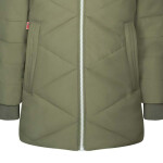Trollkids Dievčenský kabát Bergen Coat Long Waterproof Green Jacket (460-350) 116