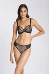 Dámska podprsenka NANCY 01 Black with beige - Gatta 75D černá s tělovou