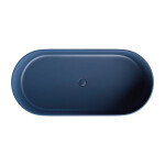 OMNIRES - OVO PZ+ voľne stojaca vaňa, 160 x 75 cm midnight blue /MB/ OVOWWMB