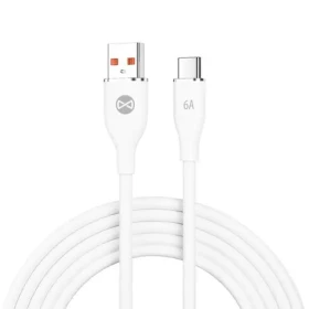Forever dátový kábel USB-USB-C biely / 1m / 66w (GSM177581)