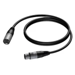 Procab CLA901/10 / Symetrický audio kábel / XLR (M) - XLR (F) / 10 m (1KPCL114)