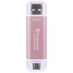 Transcend SSD USB3.0 512GB EXT. A/C/PINK TS512GESD310P TRANSCEND