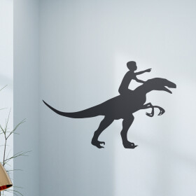 Veselá Stena Samolepka Chlapec a dinosaurus