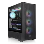 Thermaltake S380 TG ARGB čierna / ATX / 2x USB-A 3.0 / 1x USB-C 3.2 / ARGB / bez zdroja / priehľadná bočnica (CA-11K-00M1WN-00)