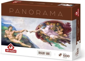 ART PUZZLE Panoramatické puzzle Stvorenie Adama