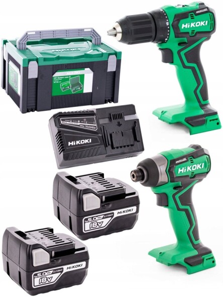 Hikoki HIKOKI.SET 18V KC18DD WBZ (DV18DD + WH18DD) 2x5.0Ah HSC