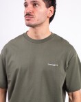 Carhartt WIP S/S Script Embroidery T-Shirt Leaf/White M