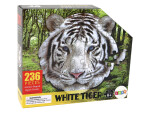 Mamido Puzzle 236 dielov Tvar Hlavy Bieleho Tigra