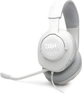 JBL Quantum 100 M2 biela / Slúchadlá / herné / drôtové / plne obklopujúce uši (QUANTUM100M2W)