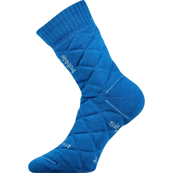 VOXX Ponožky silné dvouvrstvé z merino FORCE s ionty stříbra MODRÉ 35-38 111787