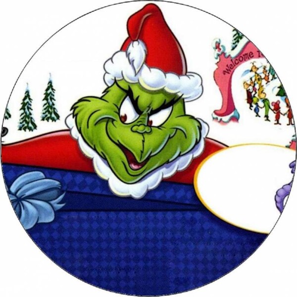 Jedlý papier Grinch na sane 19,5 cm - Pictu Hap - Pictu Hap