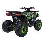 Mamido Detská benzínová štvorkolka RamiGO DISCOVERER 125CC čierno-zelená