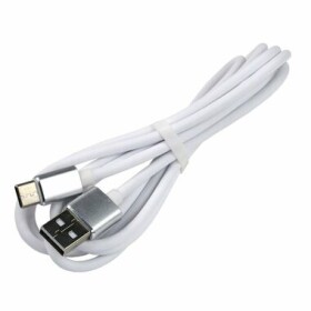 EverActive CBS-1CW biela / dátový kábel USB - USB-C / 1m / 3A (CBS-1CW)