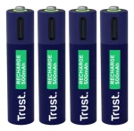 Trust 25671 Dobíjacie batérie AAA 4 ks / Nabíjacie batérie / 500 mAh / 800 cyklov (25671)