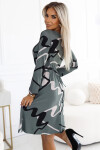 Dámske šaty 576-1 - NUMOCO Zelená 2XL/3XL