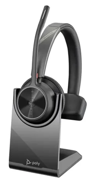 Poly Voyager 4310-M čierna / Slúchadlá / Bluetooth / USB-C dongle BT700 / Nabíjací stojan / Microsoft Teams (77Y97AA)