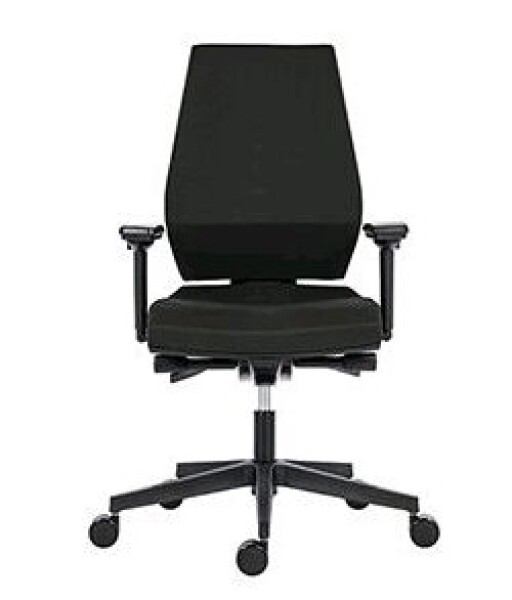 Powerton Sima čierna / Kancelárske ergonomické kreslo / nosnosť 130 kg (MKWPSIKBCBBA)