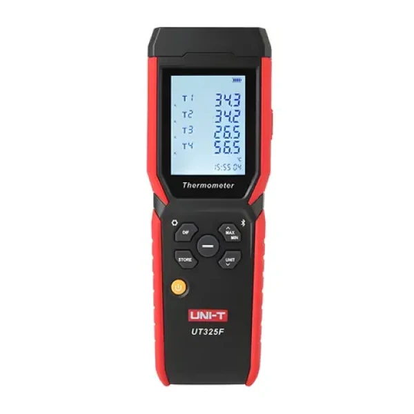 UNI-T UT325F / Teplomer / 4 kanály / Termočlánok K,J,T,E, R,S,N / Bluetooth / MIN-MAX- AVG (UT325F)