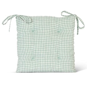Garden Trading Prešívaný podsedák Oaksey Rosemary Linen 40 × 40 cm