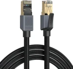 Ugreen NW343 čierna / Sieťový kábel / Cat.8 / F/FTP / RJ45-RJ45 / 1m (95932)