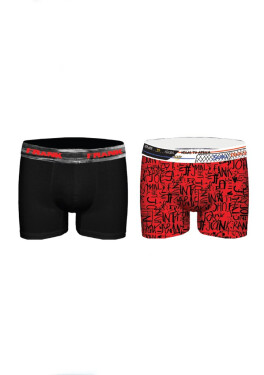 Pánske boxerky John Frank JF2BBID03 2PACK XL Dle obrázku